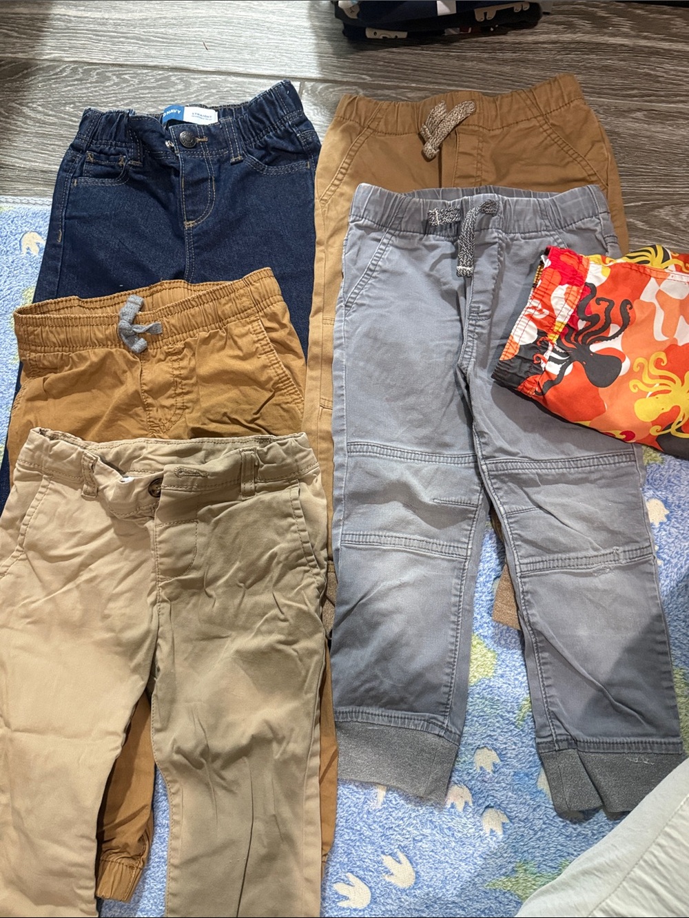 Cat & Jack Kids Jogger and Chino Pants Mix - Navy, Tan, Gray, Khaki